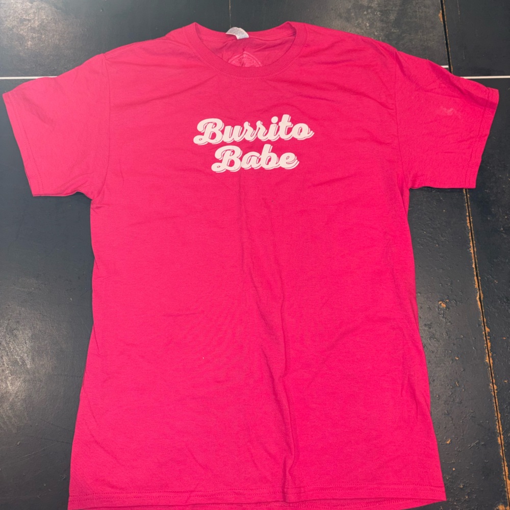 Burrito Babe Pink Wonens T-Shirt